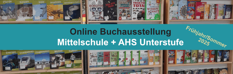 Online Buchausstellung Mittelschule und AHS Unterstufe