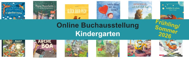 Online Buchausstellung Kindergarten